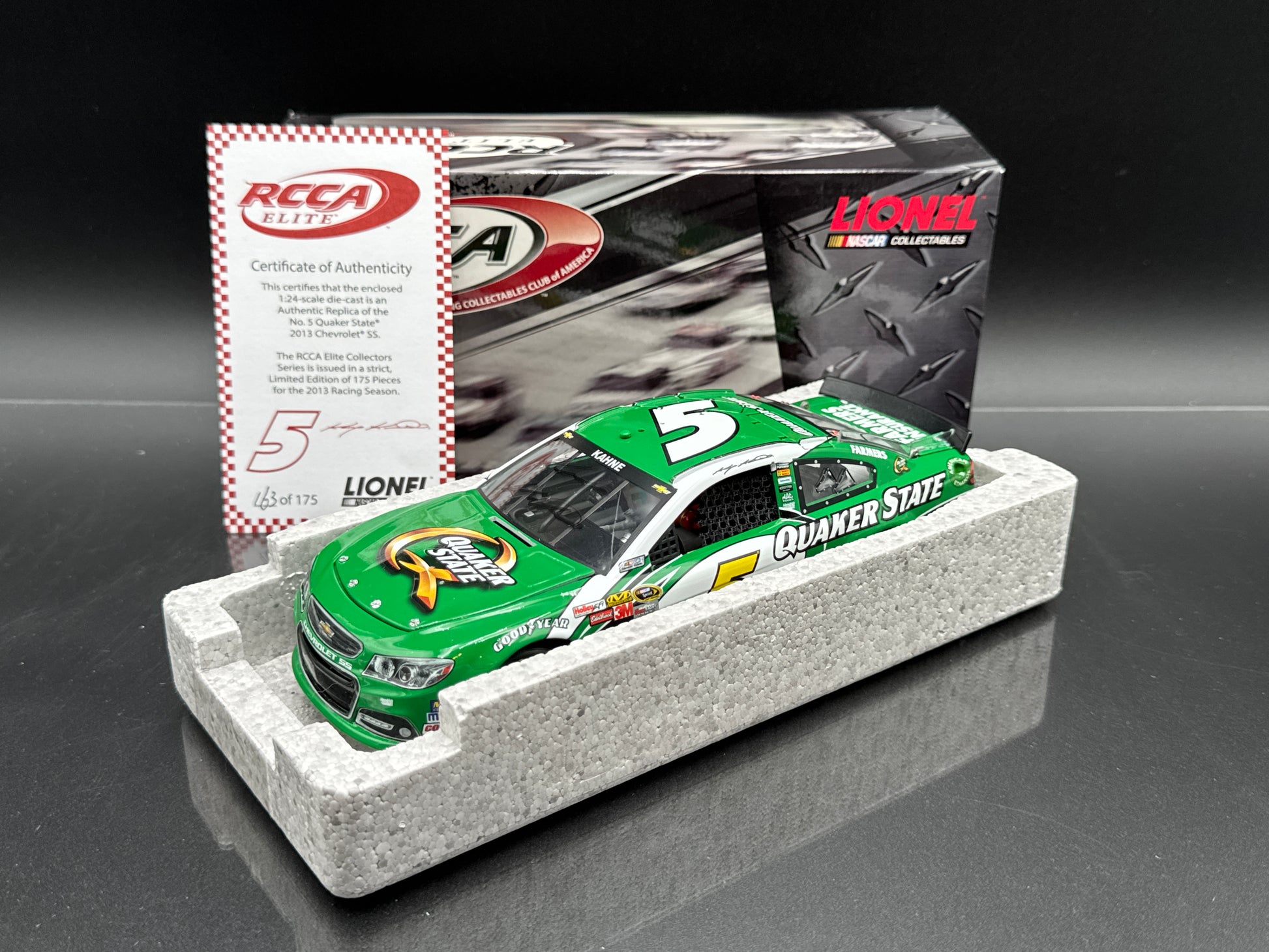 Kasey Kahne #5 Quaker State 2013 SS Elite