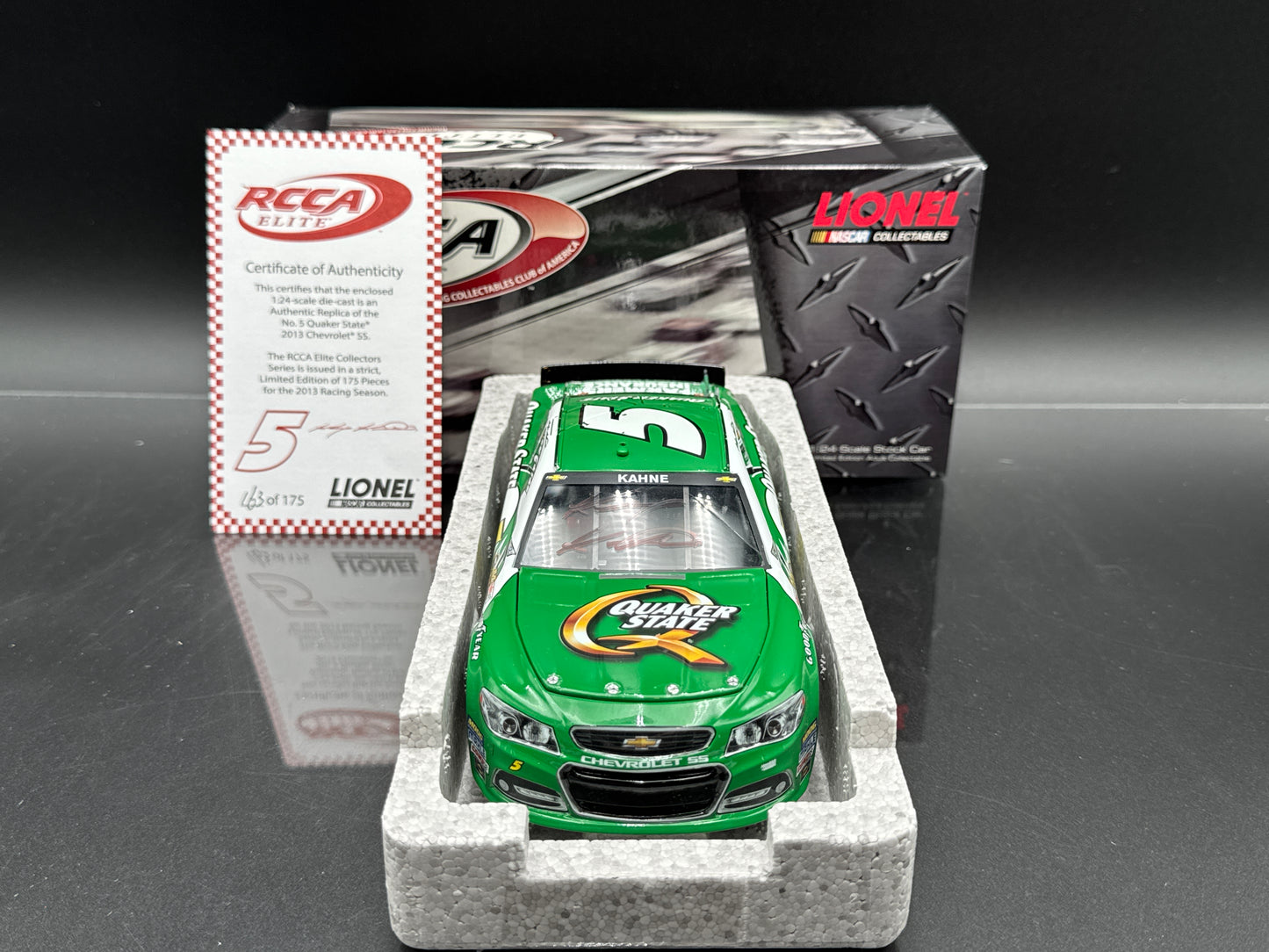 Kasey Kahne #5 Quaker State 2013 SS Elite