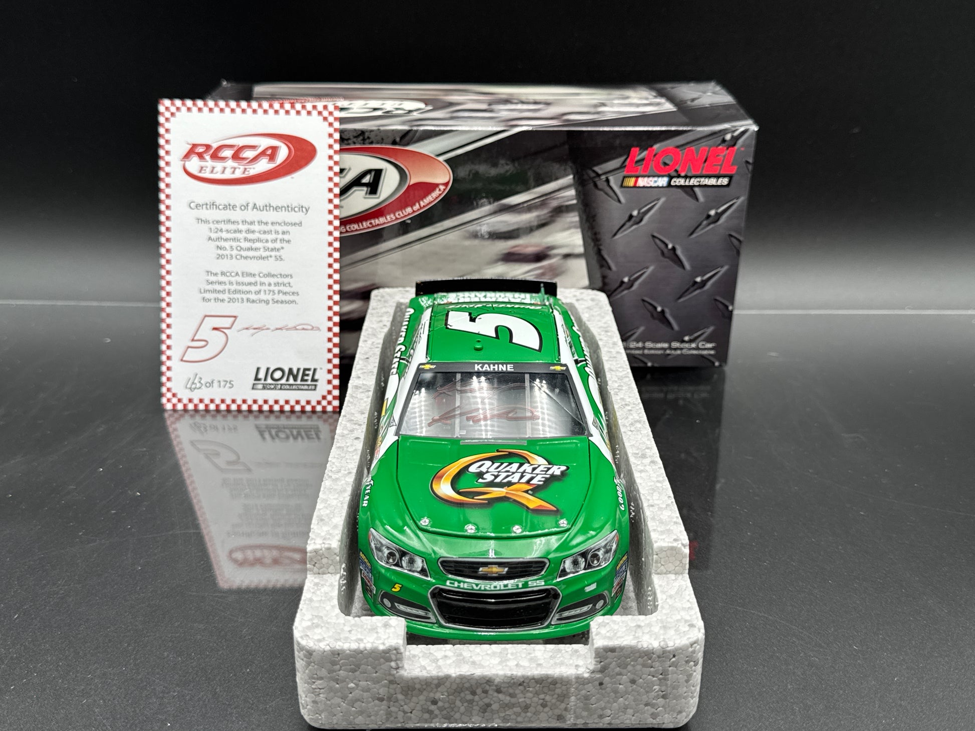 Kasey Kahne #5 Quaker State 2013 SS Elite