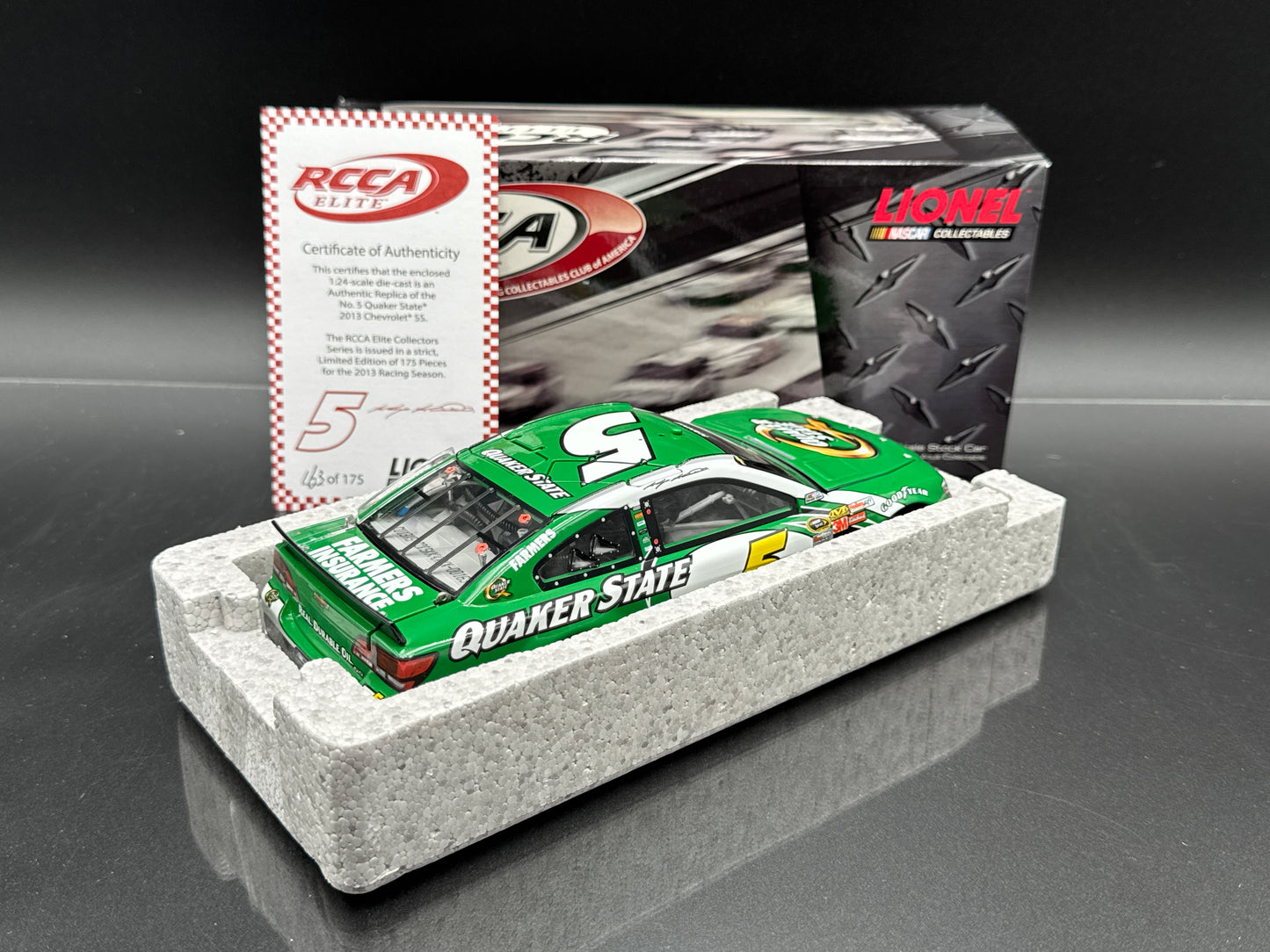 Kasey Kahne #5 Quaker State 2013 SS Elite