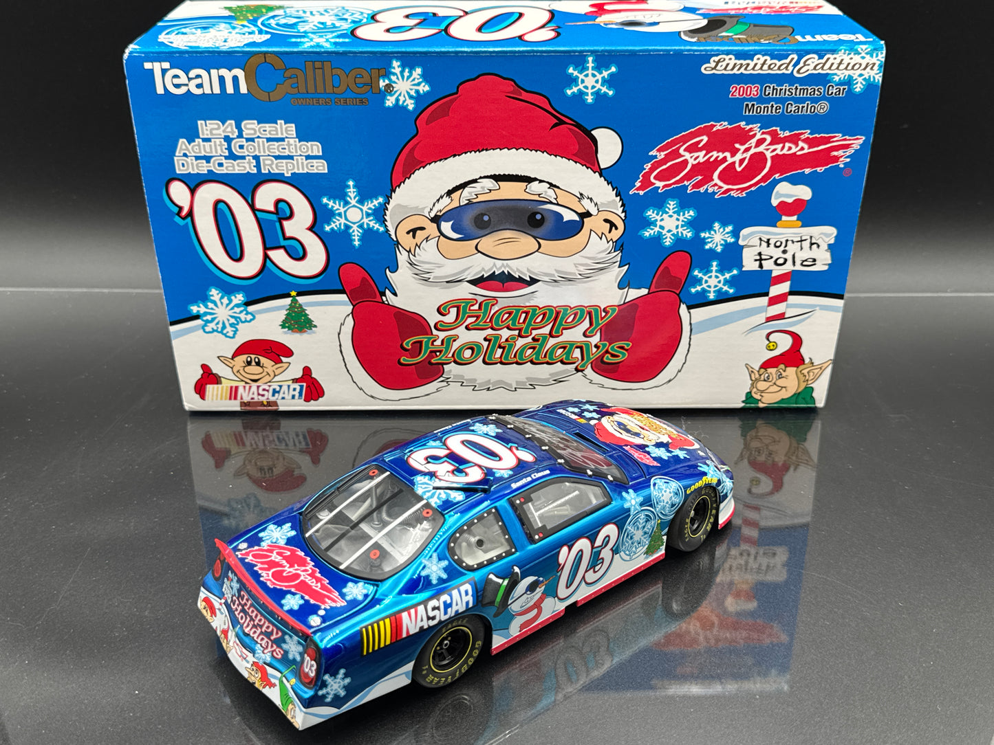 Sam Bass 03 Happy Holidays Autographed