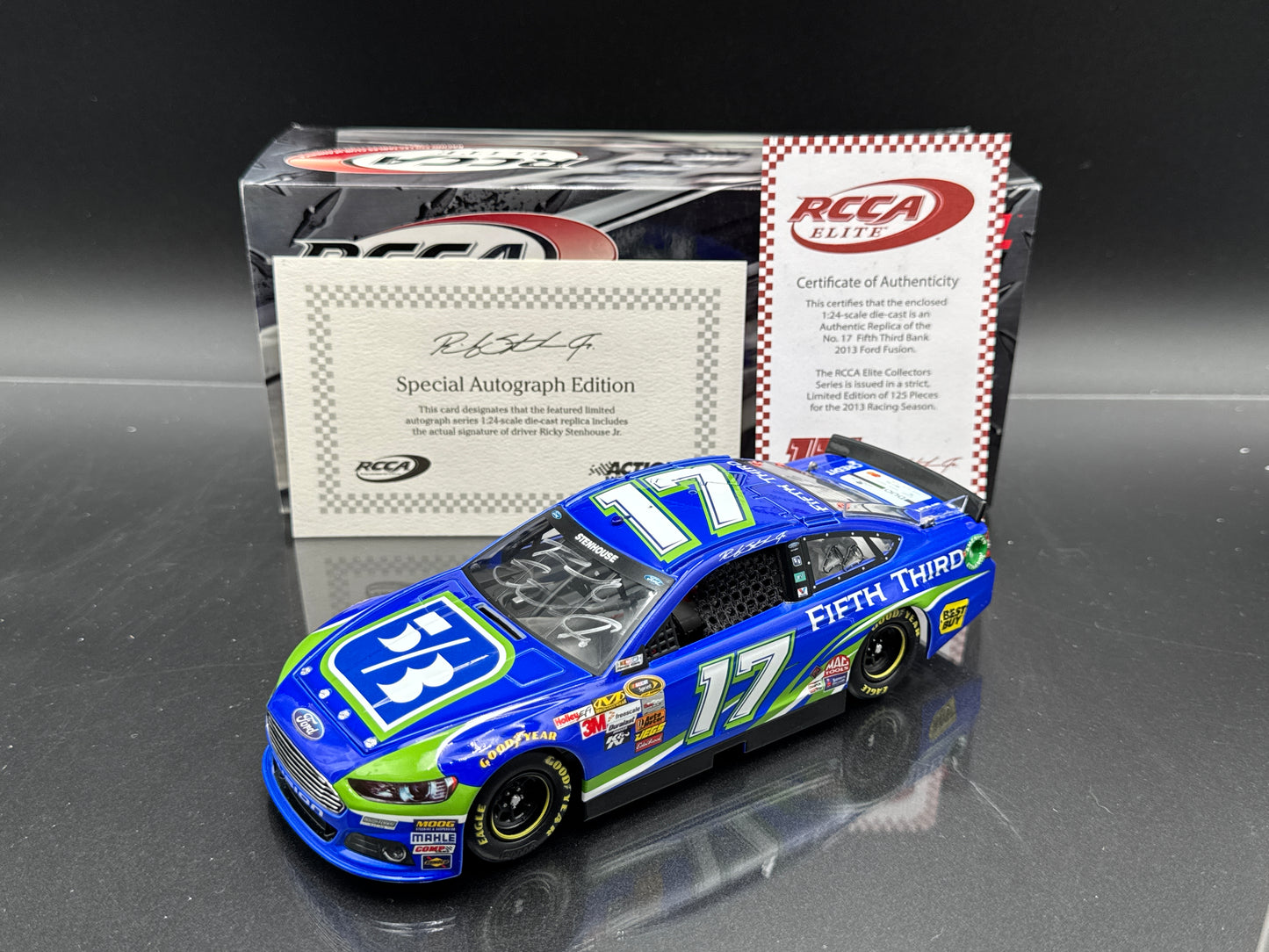 Ricky Stenhouse Jr. #17 Fifth Third 2013 Fusion Autographed Elite