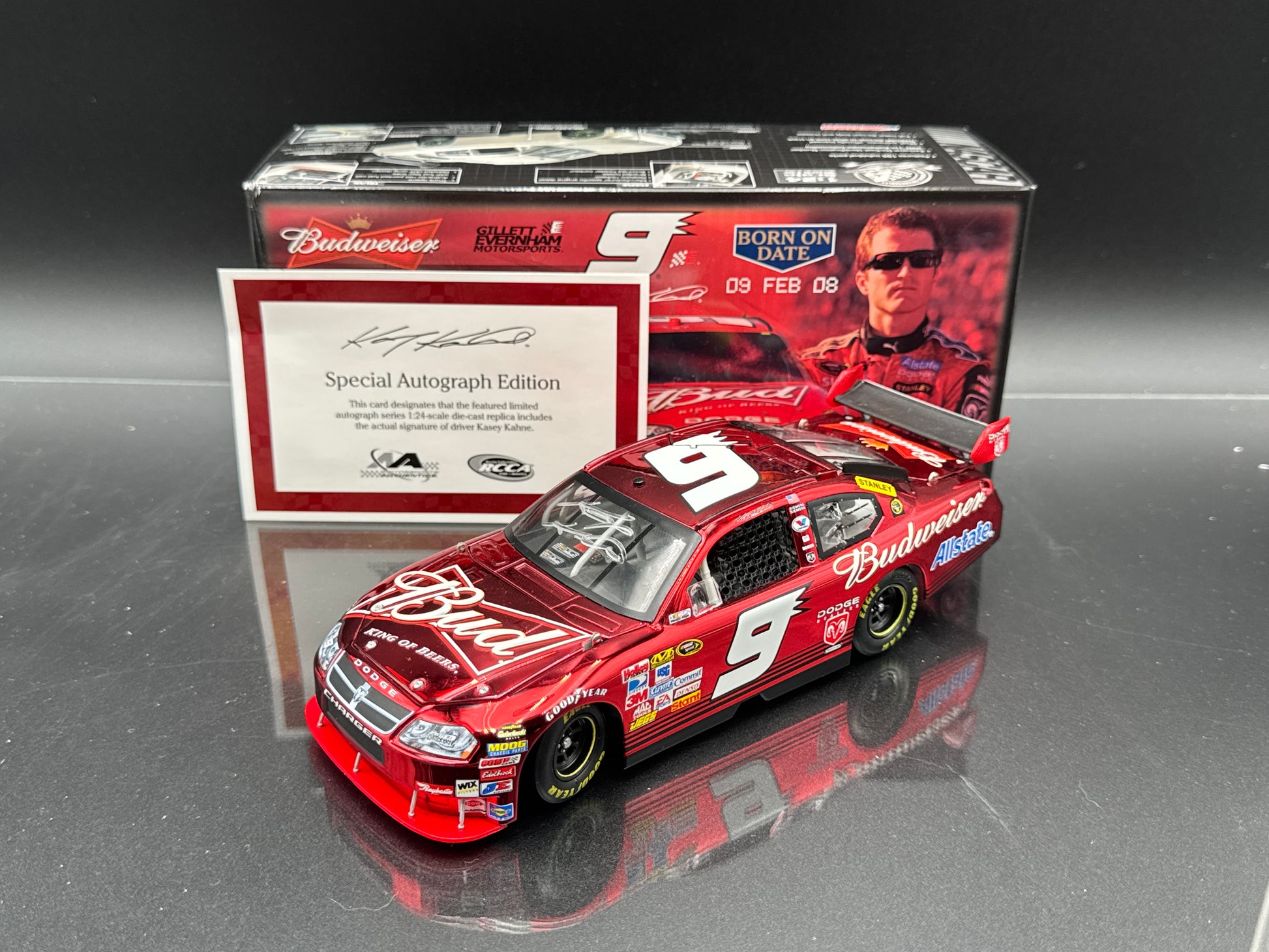 Kasey Kahne #9 Budweiser Announcement 2008 Charger