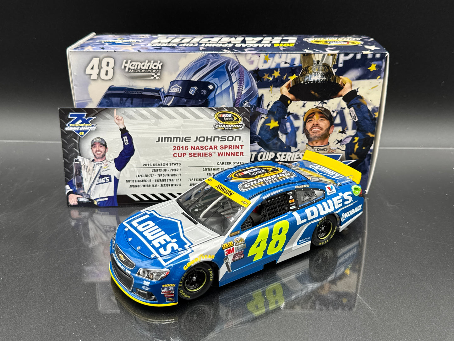 Jimmie Johnson #48 Lowes 7X Champion 2016 SS