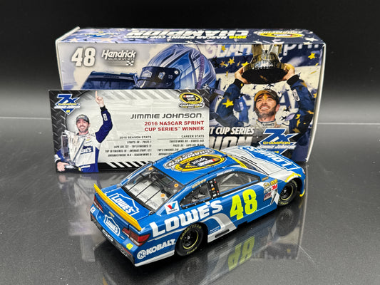 Jimmie Johnson #48 Lowes 7X Champion 2016 SS