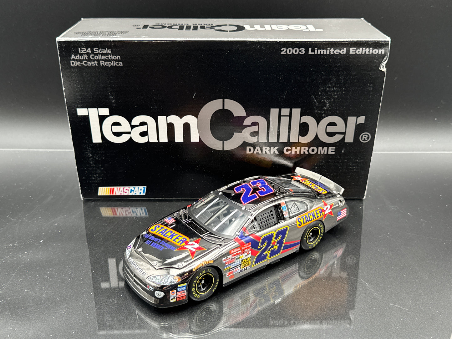 Kenny Wallace #23 Stacker 2 Dark Chrome