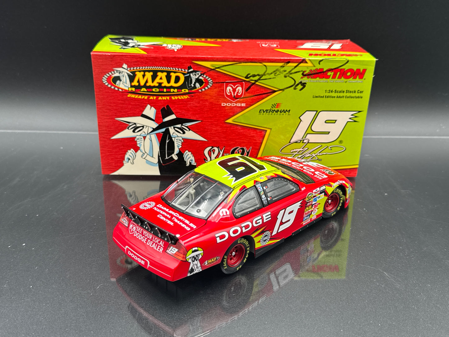 Jeremy Mayfield #19 Dodge Dealers / Mad Magazine 2004 Intrepid