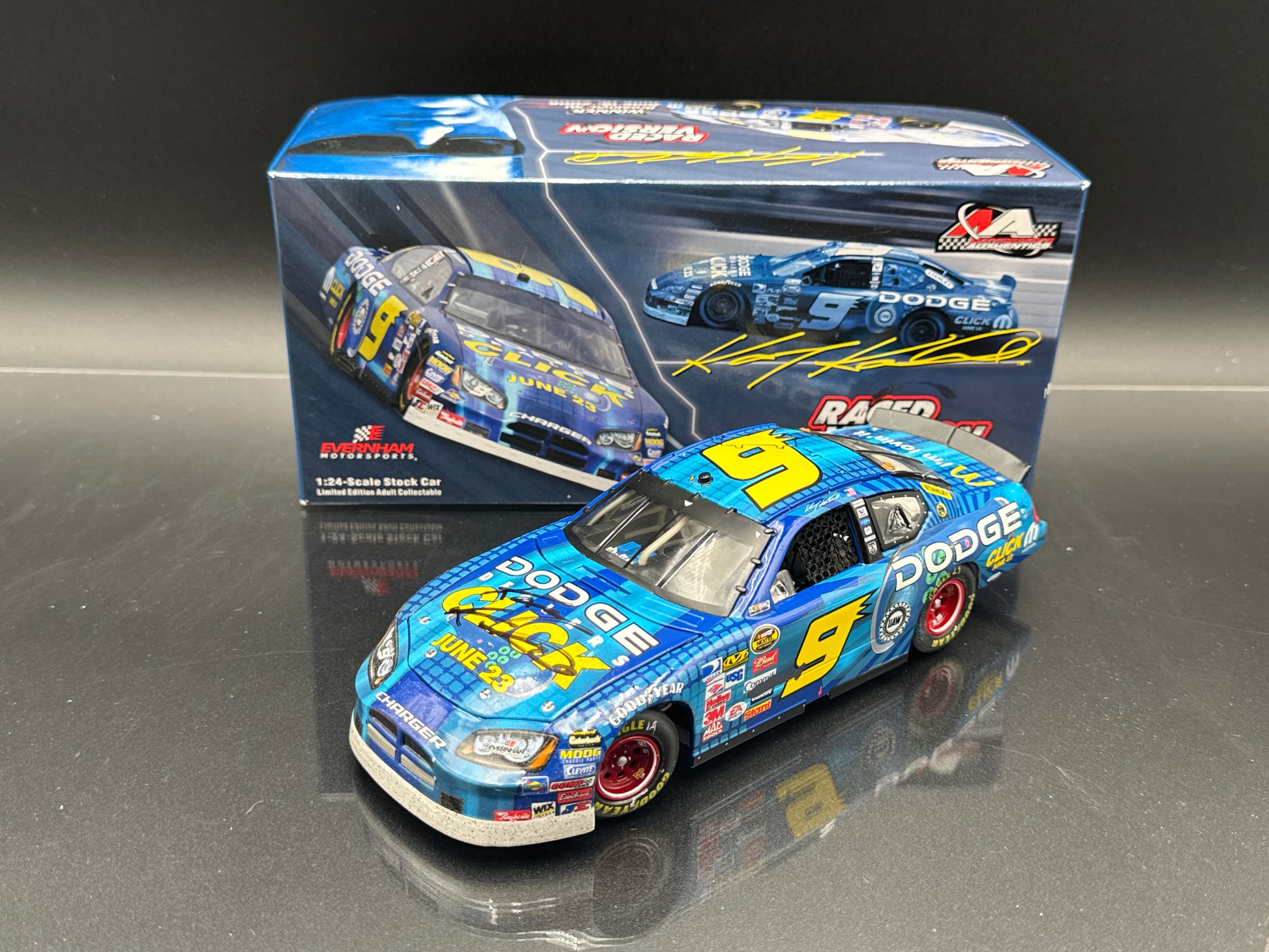 Kasey Kahne #9 Dodge Dealers / Click Raced Win 2006 Charger