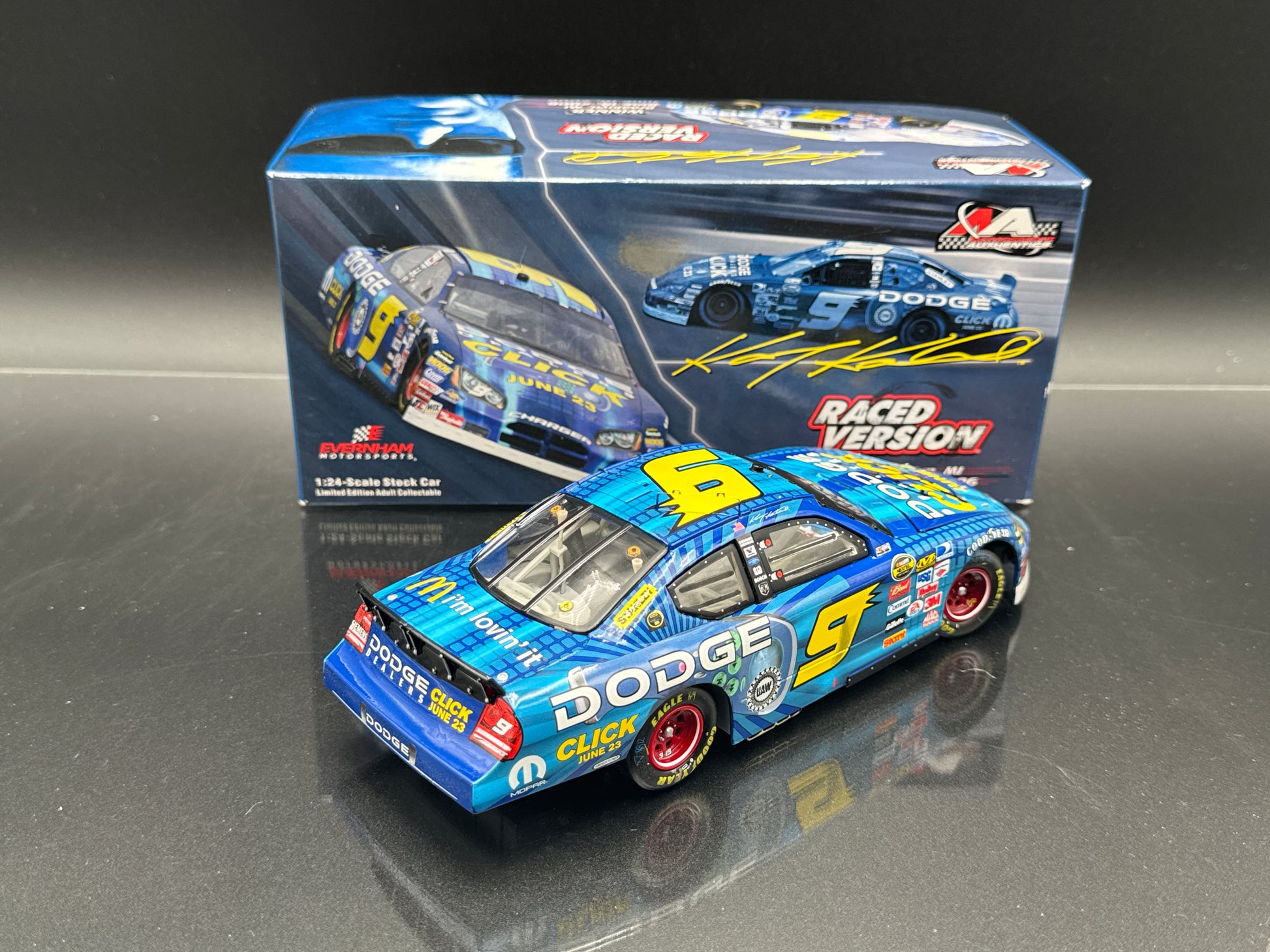 Kasey Kahne #9 Dodge Dealers / Click Raced Win 2006 Charger