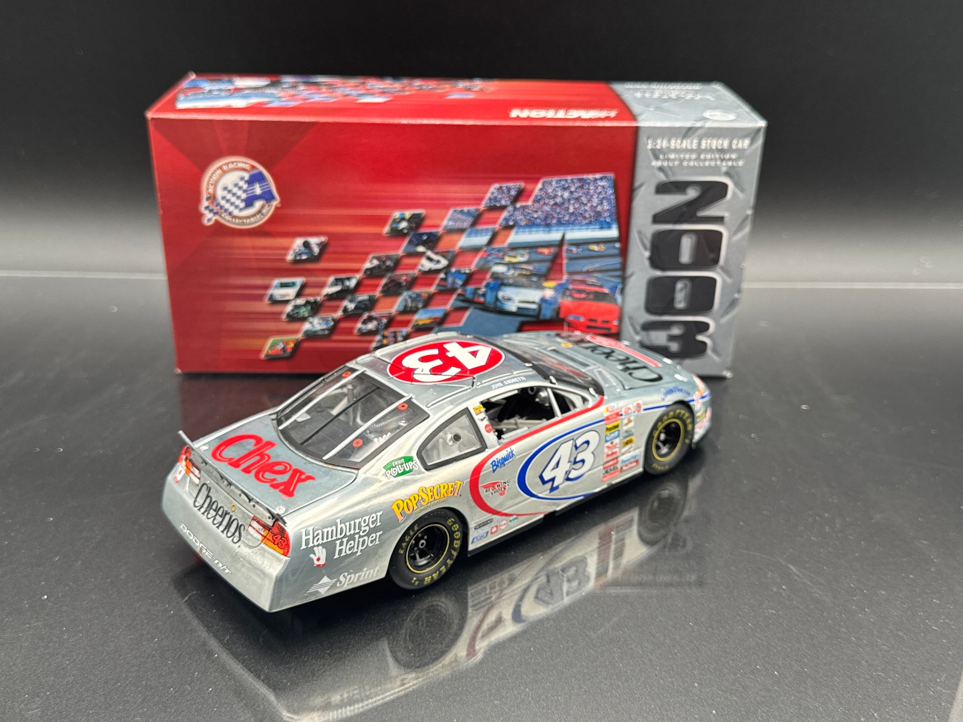 John Andretti 2001 Cheerios Chrome Autographed