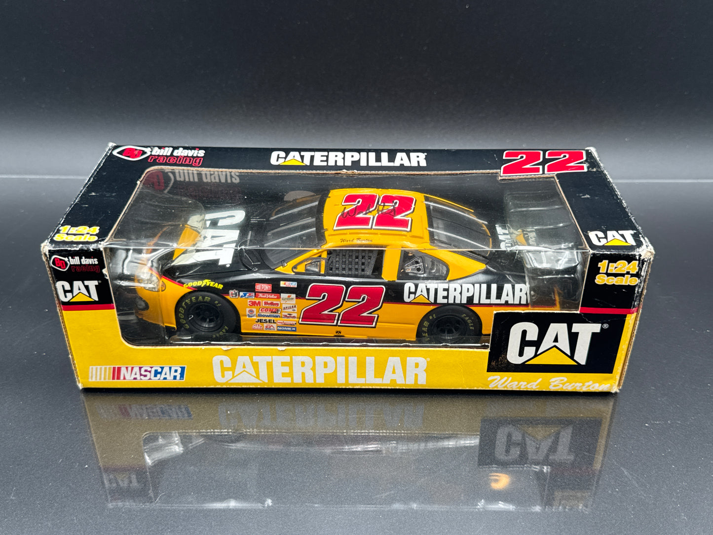 Ward Burton #22 Caterpillar 2001 Autographed