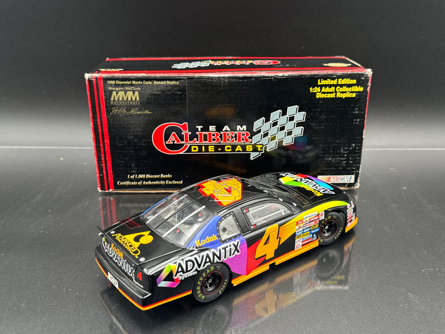 Bobby Hamilton #4 Kodak Advantix Autographed