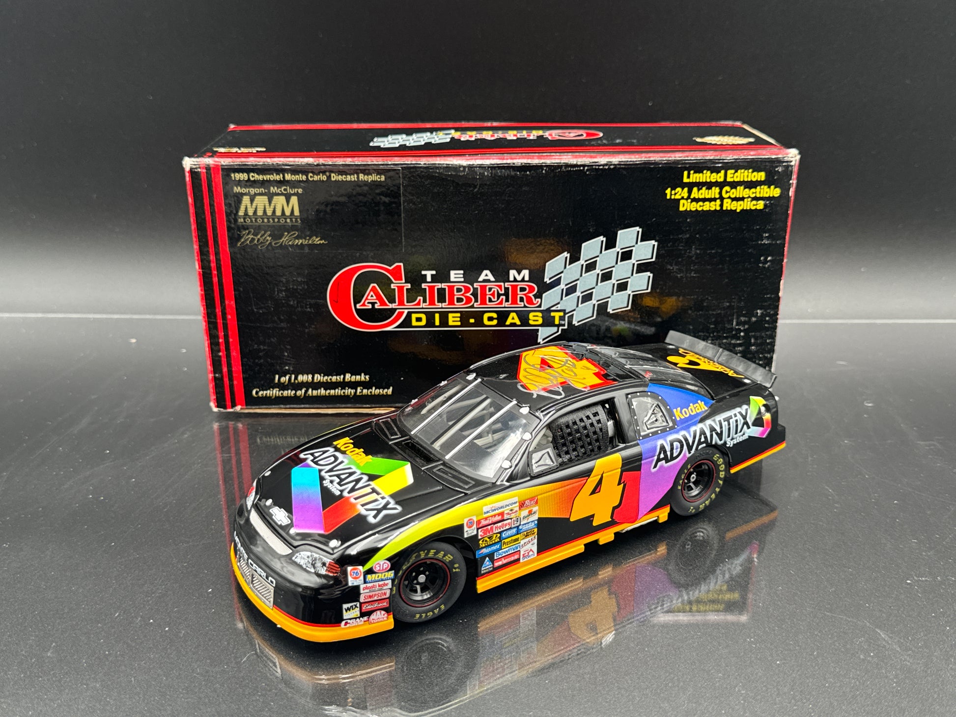 Bobby Hamilton #4 Kodak Advantix Autographed