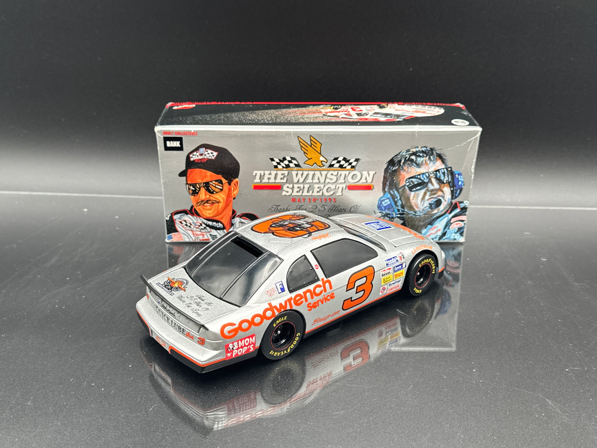 Dale Earnhardt #3 Goodwrench Bank Autographed