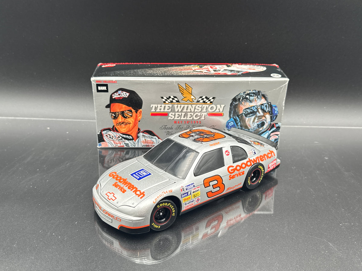 Dale Earnhardt #3 Goodwrench Bank Autographed