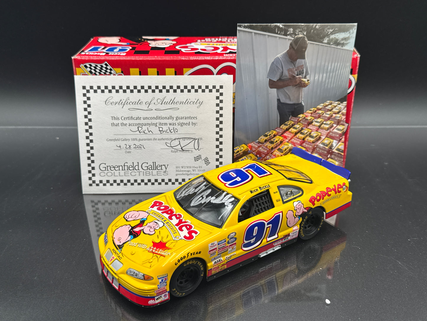Rich Bickle #91 Popeyes Autographed