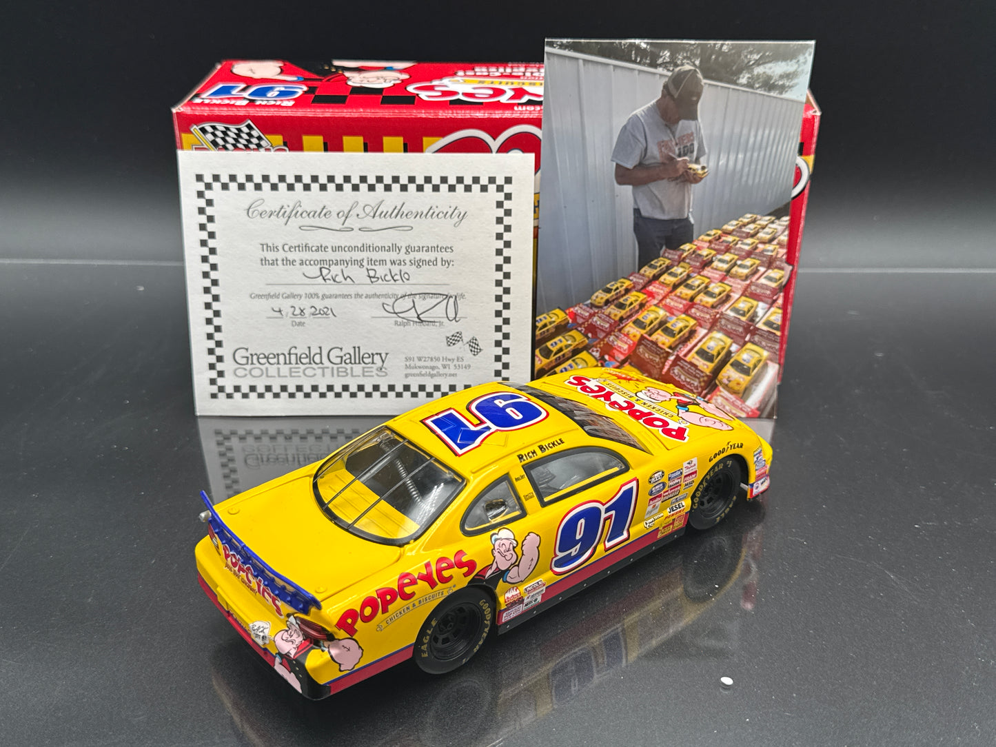 Rich Bickle #91 Popeyes Autographed