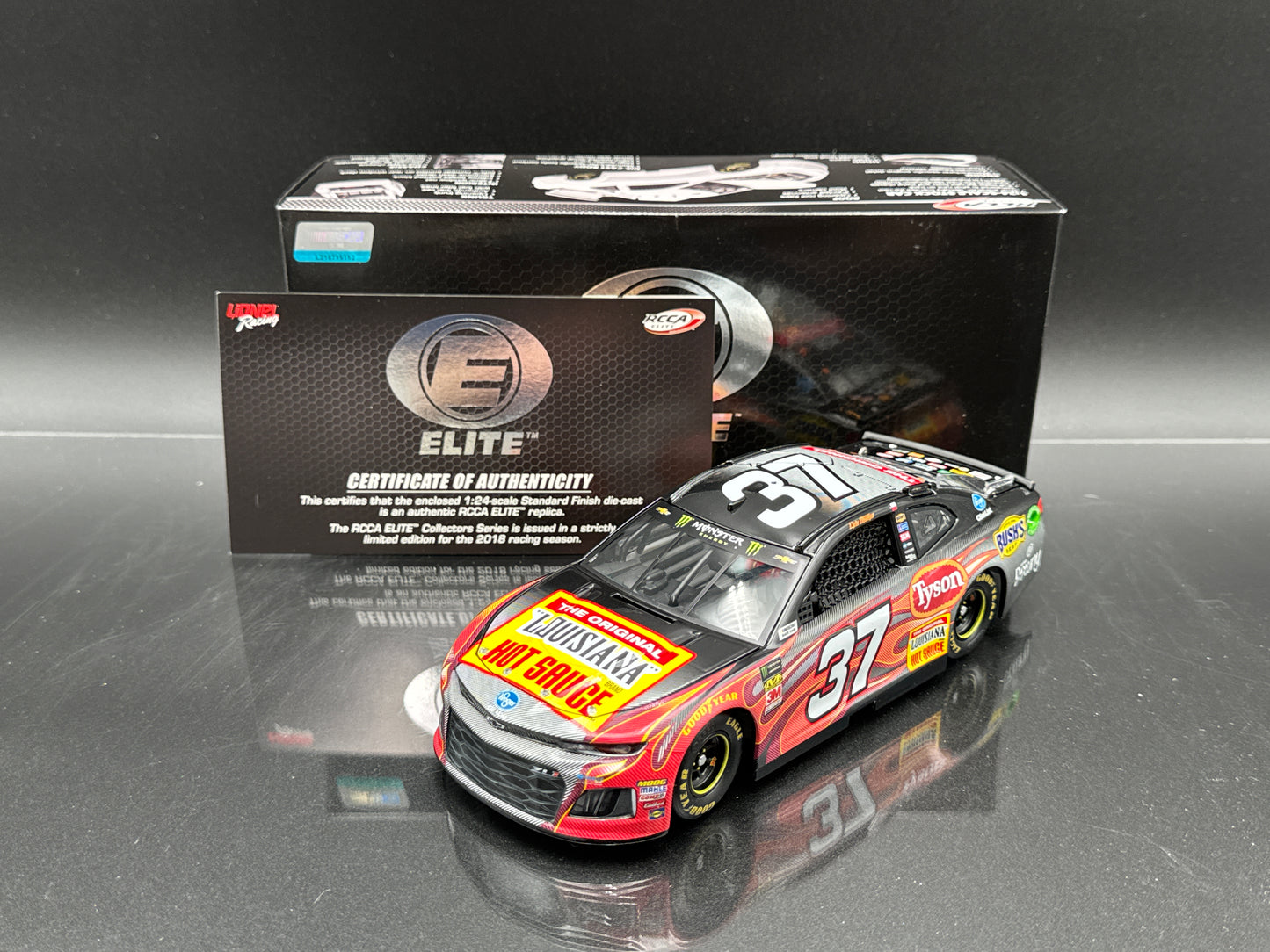 Chris Buescher #37 Louisiana Hot Sauce 2018 Camaro ZL1 Elite