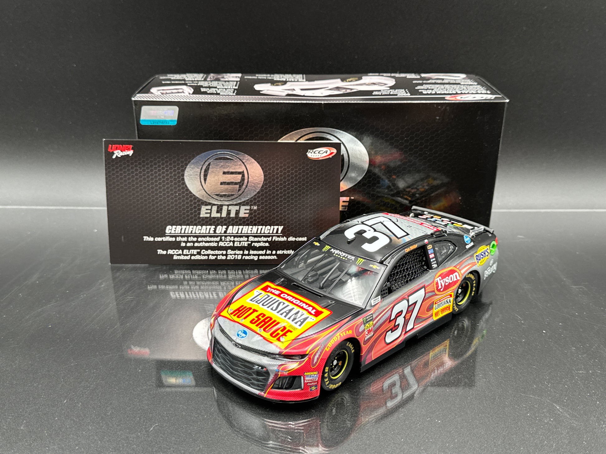 Chris Buescher #37 Louisiana Hot Sauce 2018 Camaro ZL1 Elite