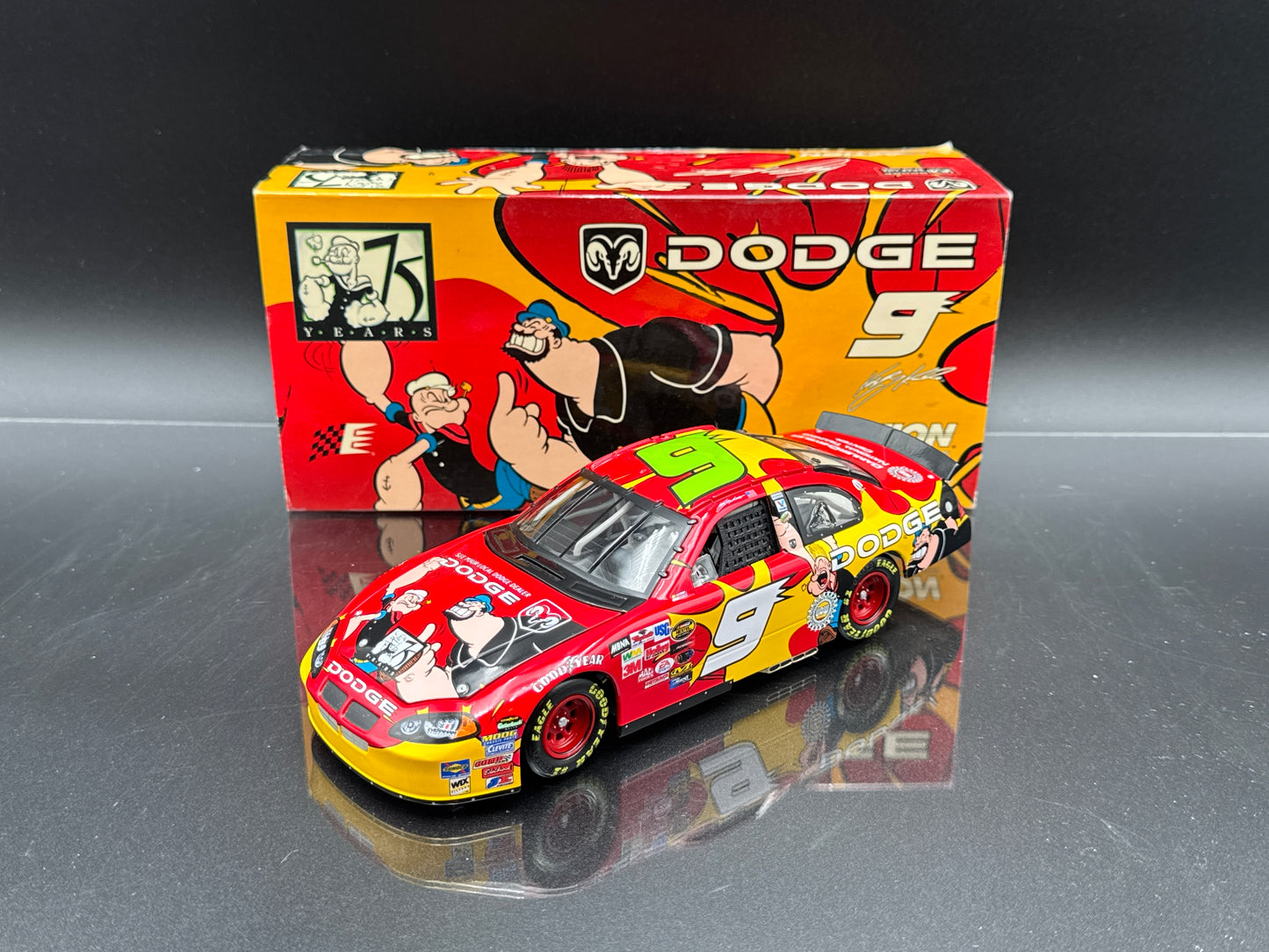 Kasey Kahne #9 Dodge Dealers / Popeye 75th Anniversary 2004 Intrepid