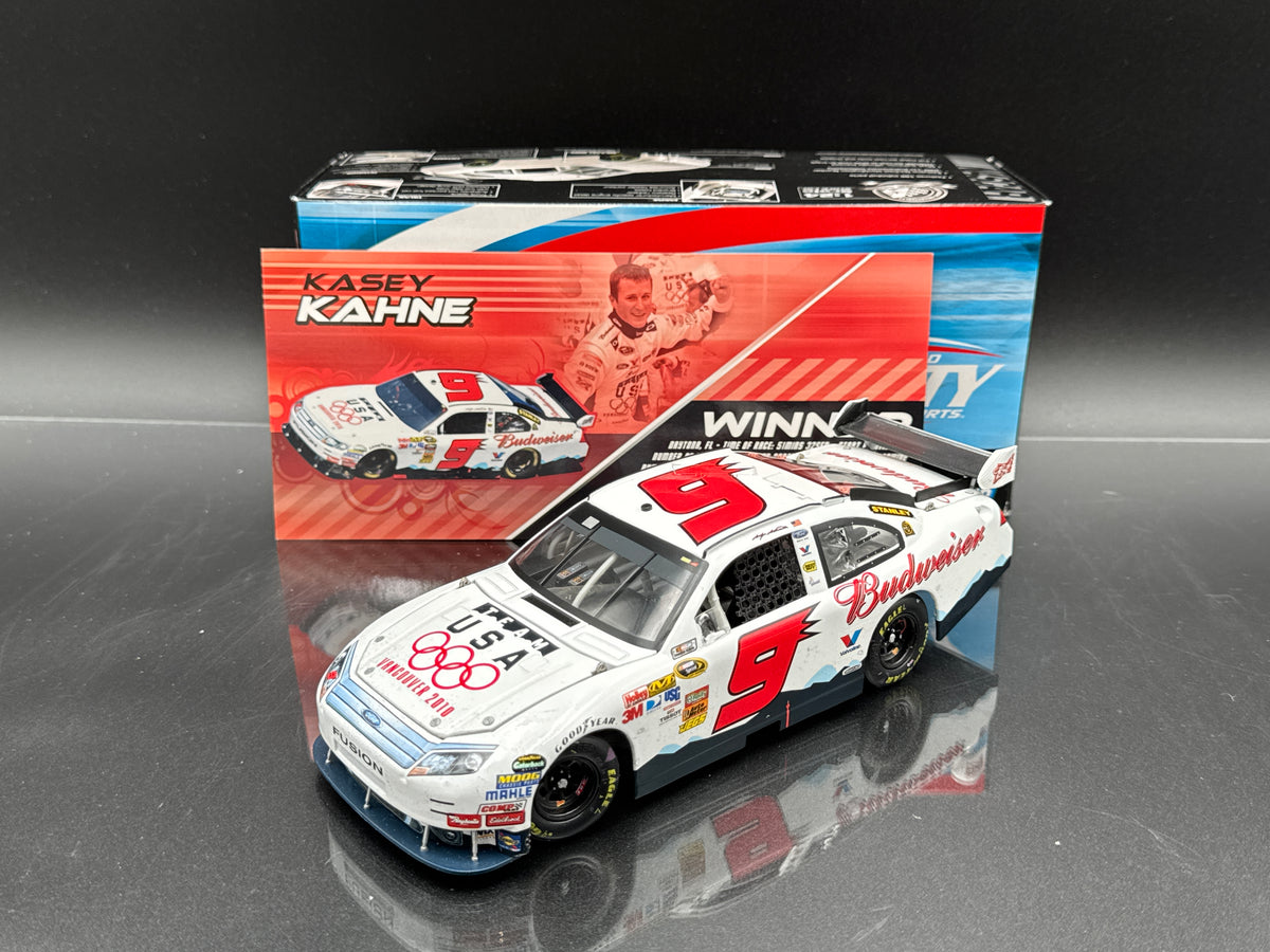 Kasey Kahne #9 Budweiser Olympic 2010 Fusion Gatorade Duel Win