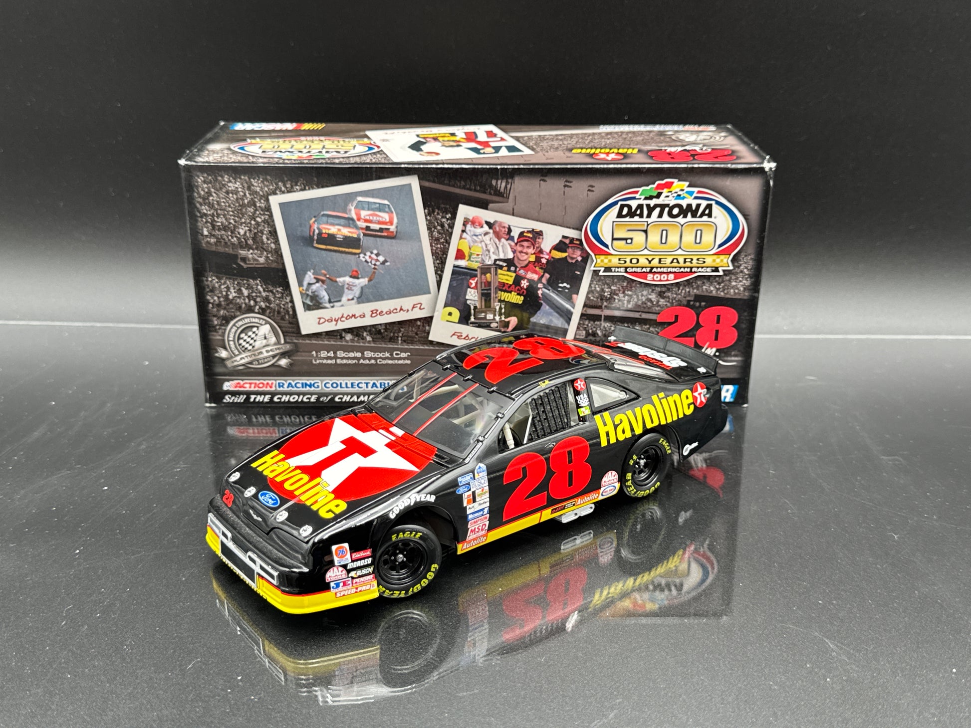 Davey Allison #28 Havoline D500 Winner 1992 Ford Thunderbird