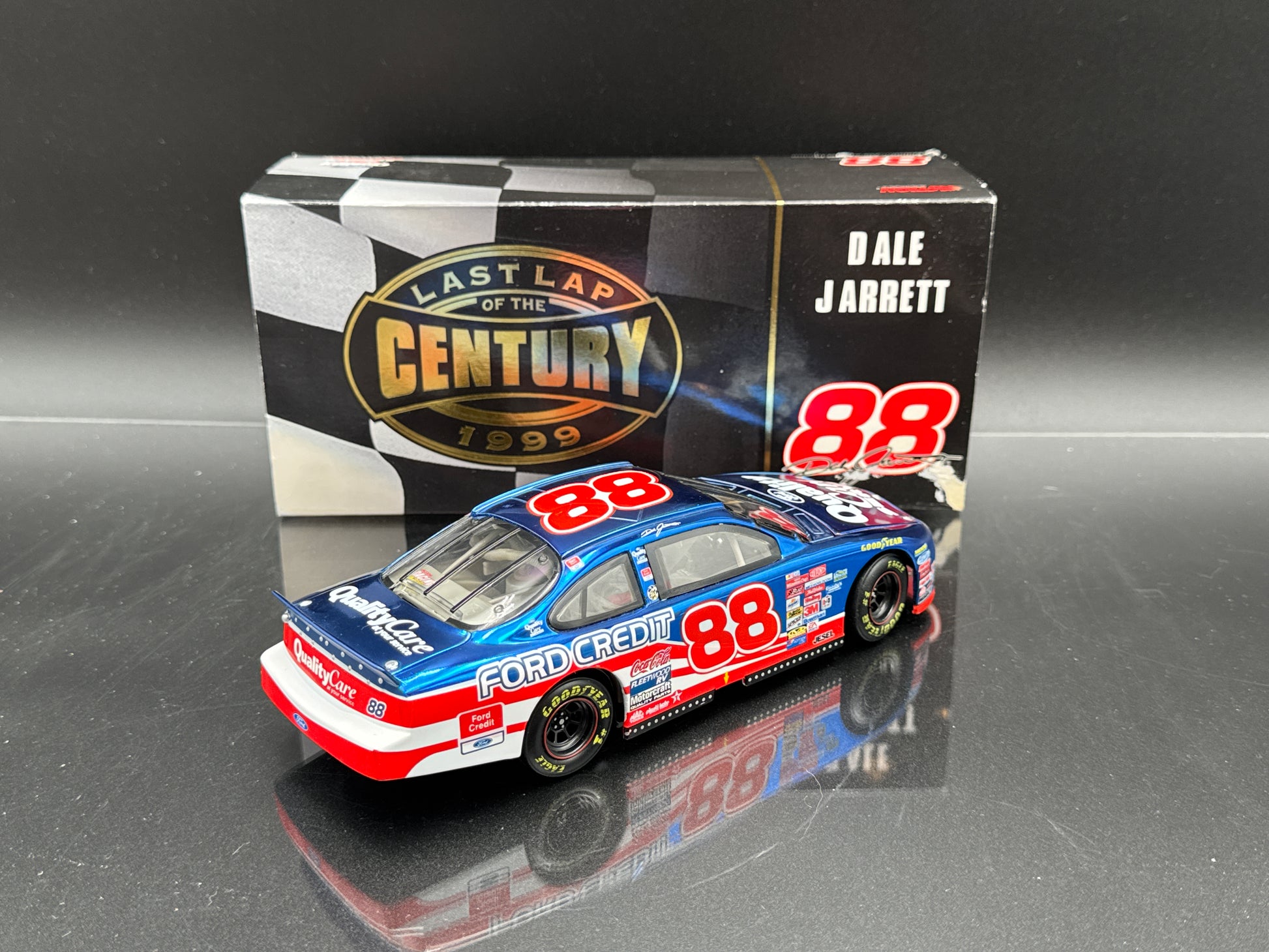 Dale Jarrett #88 Quality Care Last Lap of the Century • 1999 Taurus