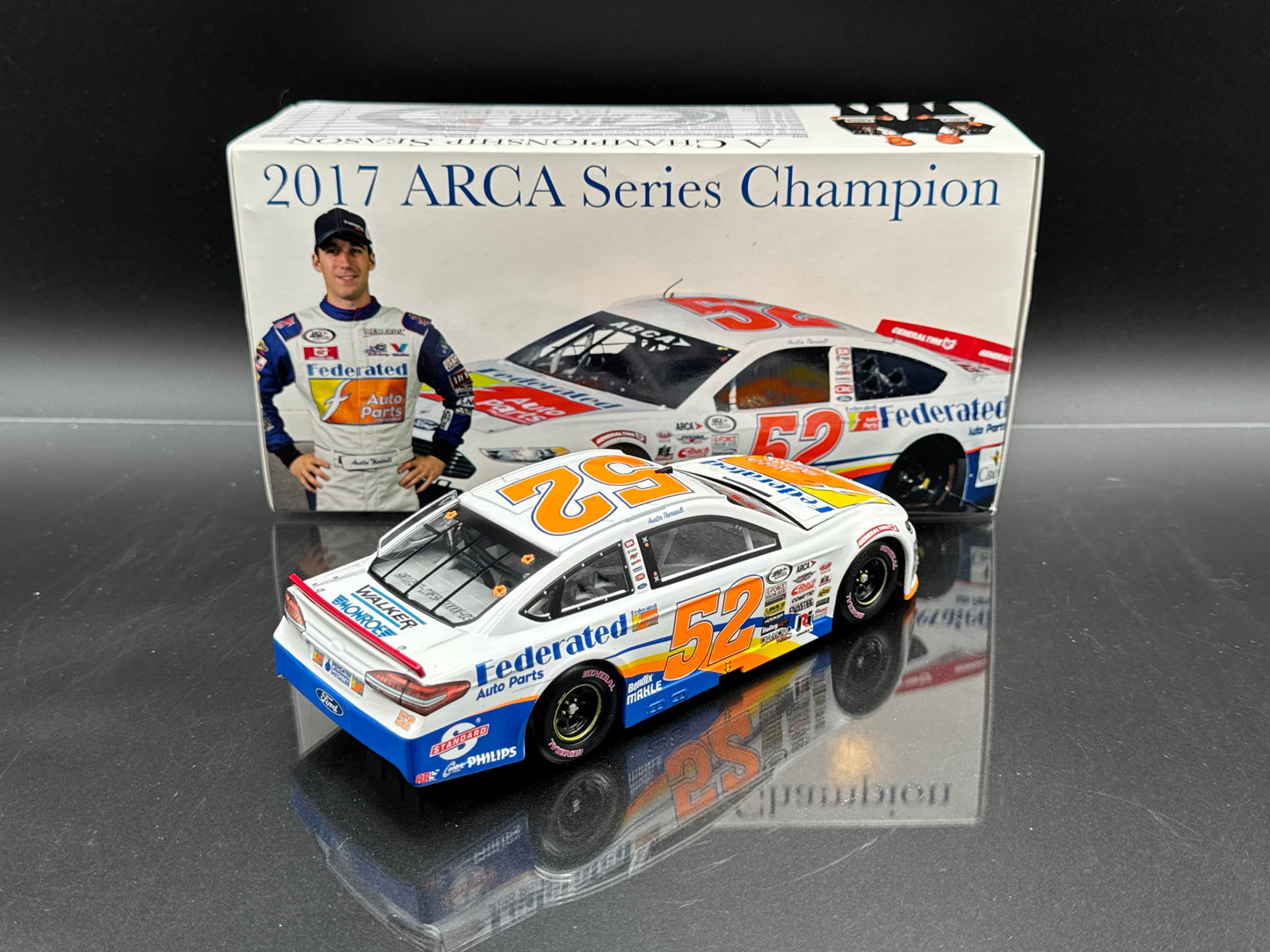 Austin Theriault #52 Federated 2017 ARCA Series Champion Autographed