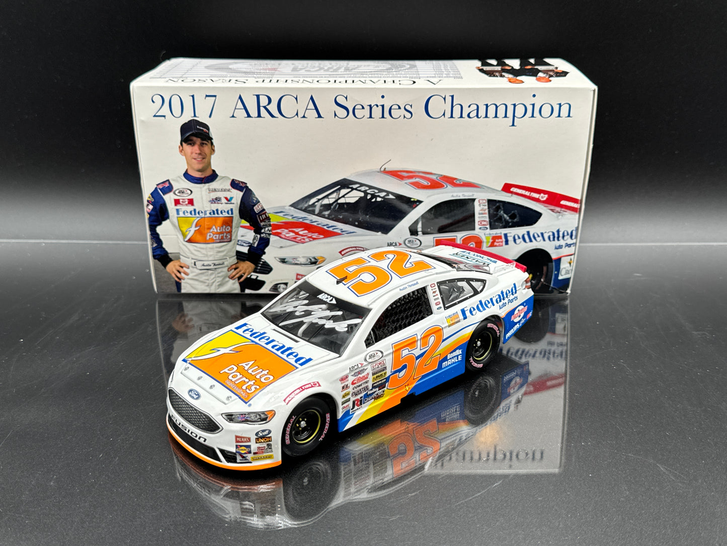 Austin Theriault #52 Federated 2017 ARCA Series Champion Autographed