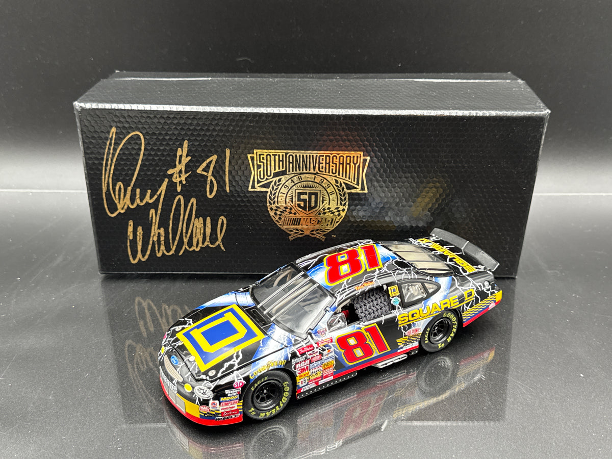 Kenny Wallace #81 Square D Elite Autographed Box