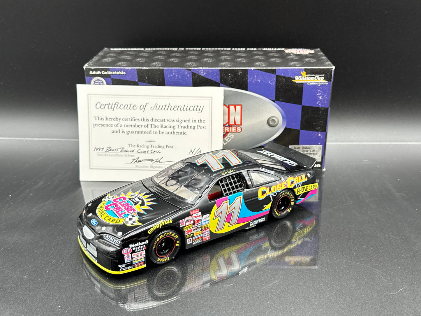 Brett Bodine #11 Close Call 1997 Thunderbird