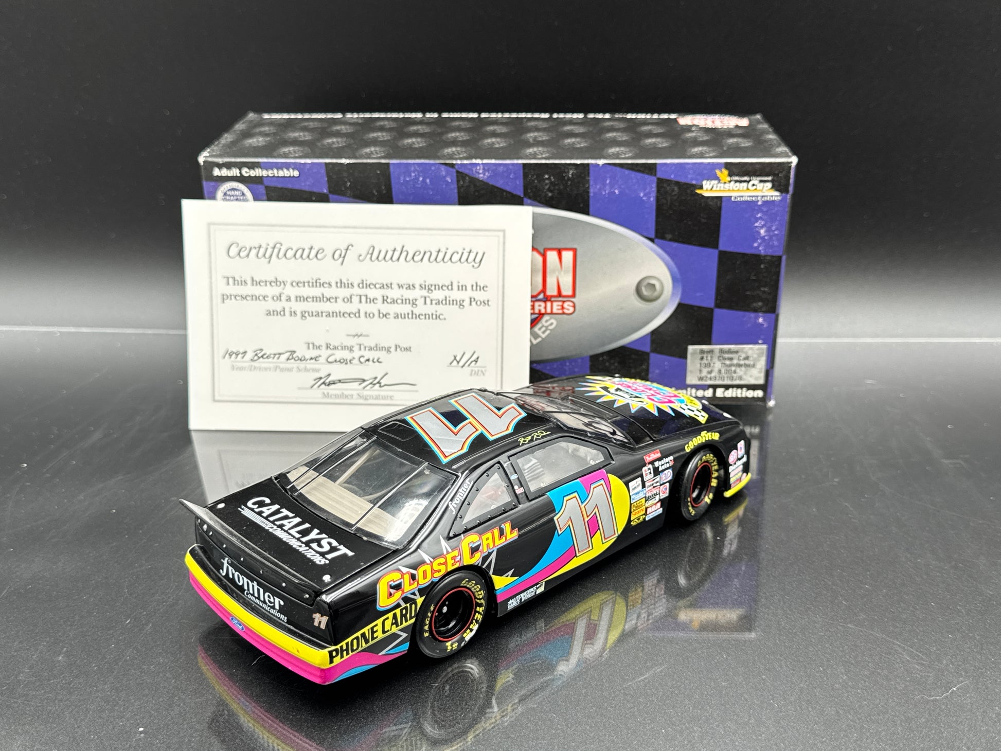 Brett Bodine #11 Close Call 1997 Thunderbird