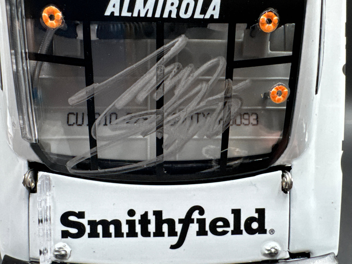 Aric Almirola #10 Smithfield 2018 Fusion Elite Autographed