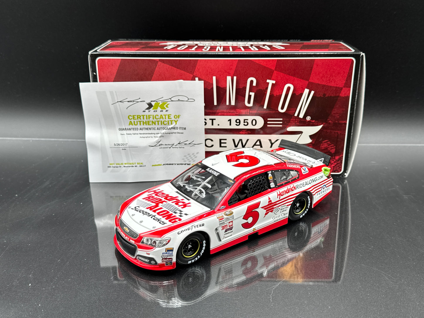 Kasey Kahne #5 Hendrick Ride Along Darlington 2015 SS