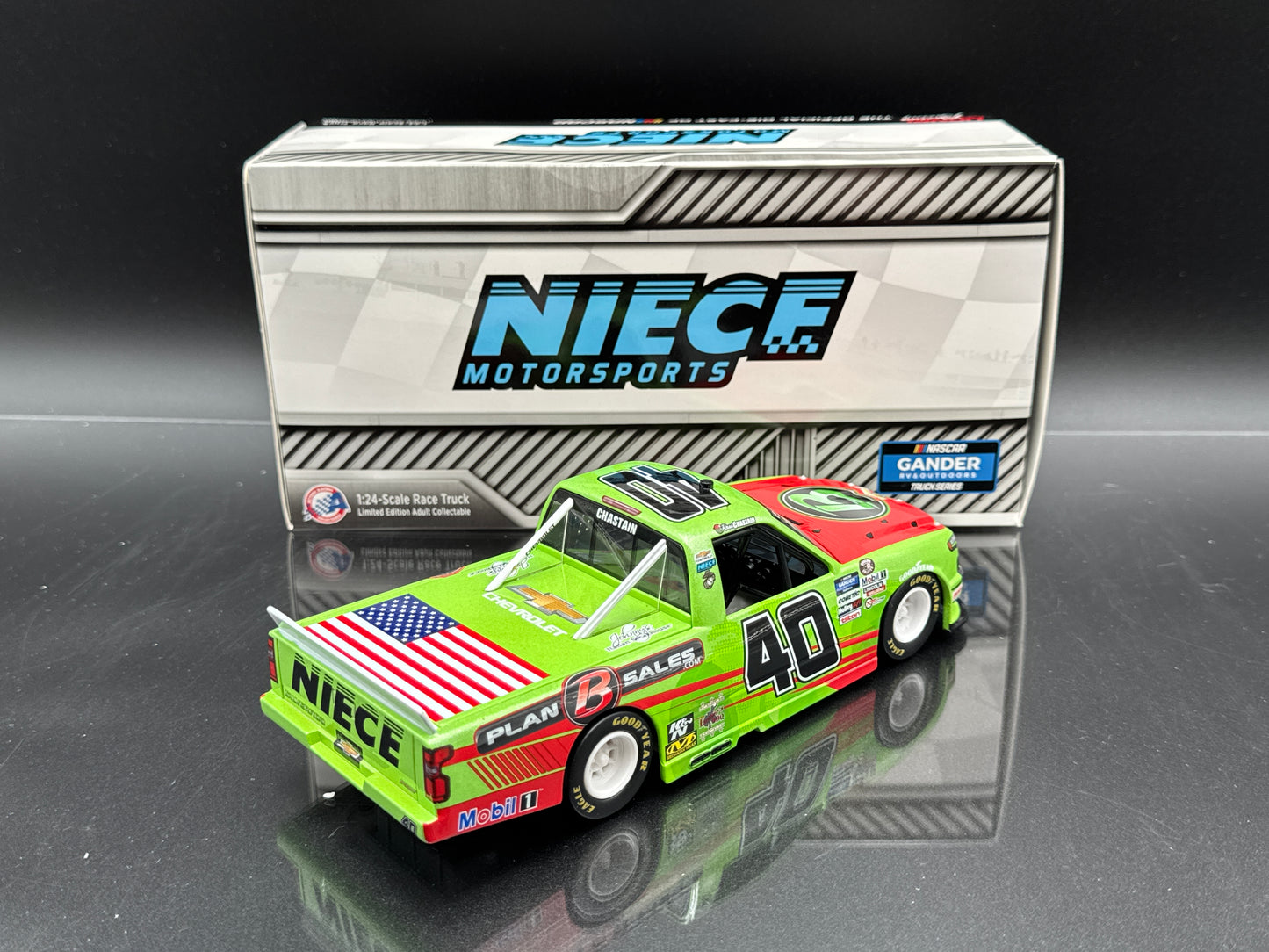 Ross Chastain #40 Plan B Sales/Watermelon 2020 Silverado Autographed Galaxy Color