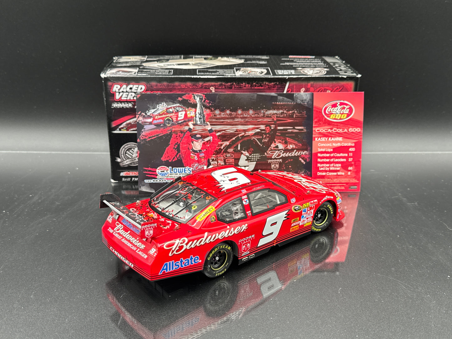 Kasey Kahne #9 Budweiser Coke 600 Race Win 2008 Charger