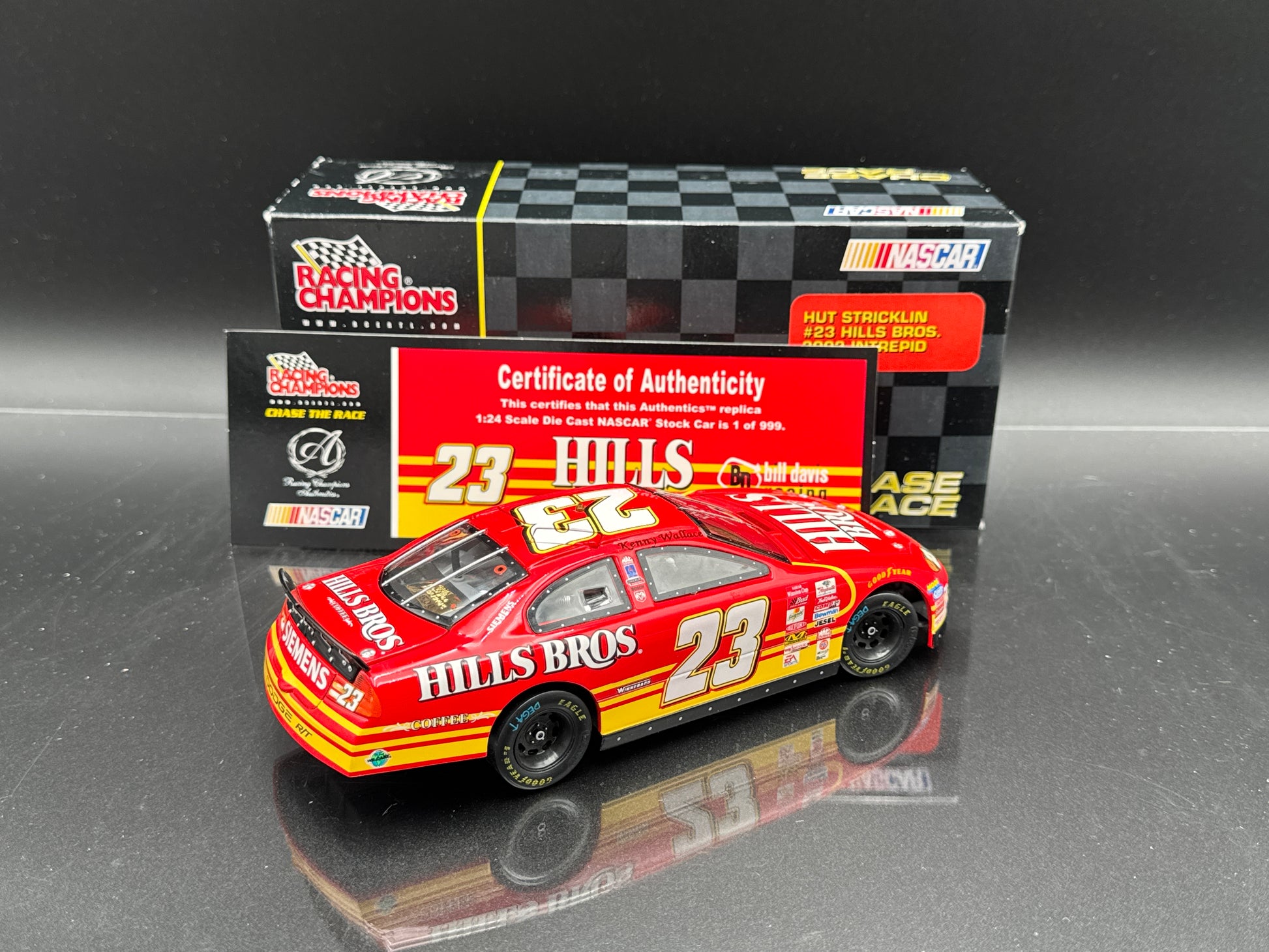 Kenny Wallace/Hut Strickland #23 Hills Bros 2002