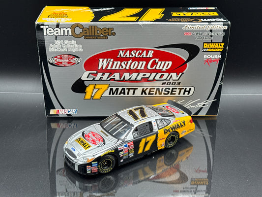 Matt Kenseth #17 2003 Dewalt Victory Lap Ford Taurus