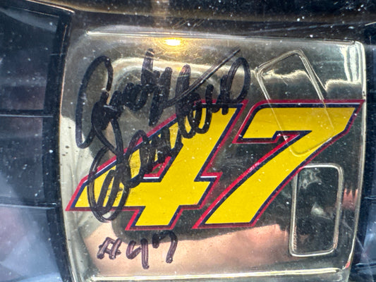 Check Drivers Name #47 MONRO Gold Autographed Racing Champions