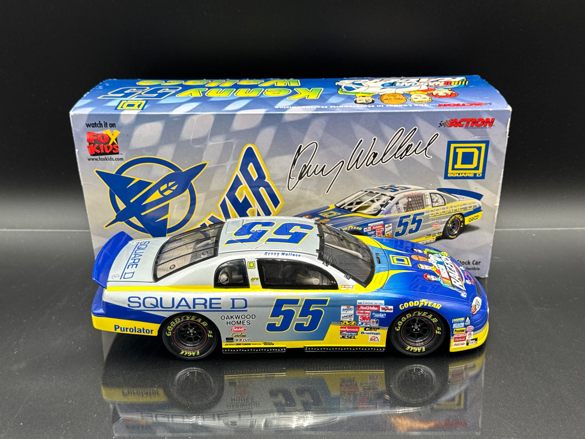 FRUCKLER 1999 Monte Carlo DAVELLE • Kenny Wallace • #55 Square D/Nascar Racers