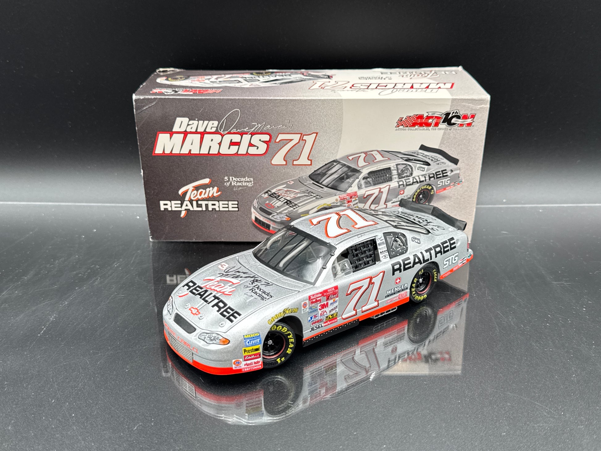 Dave Marcis #71 Team Realtree / Retirement 2002 Monte Carlo