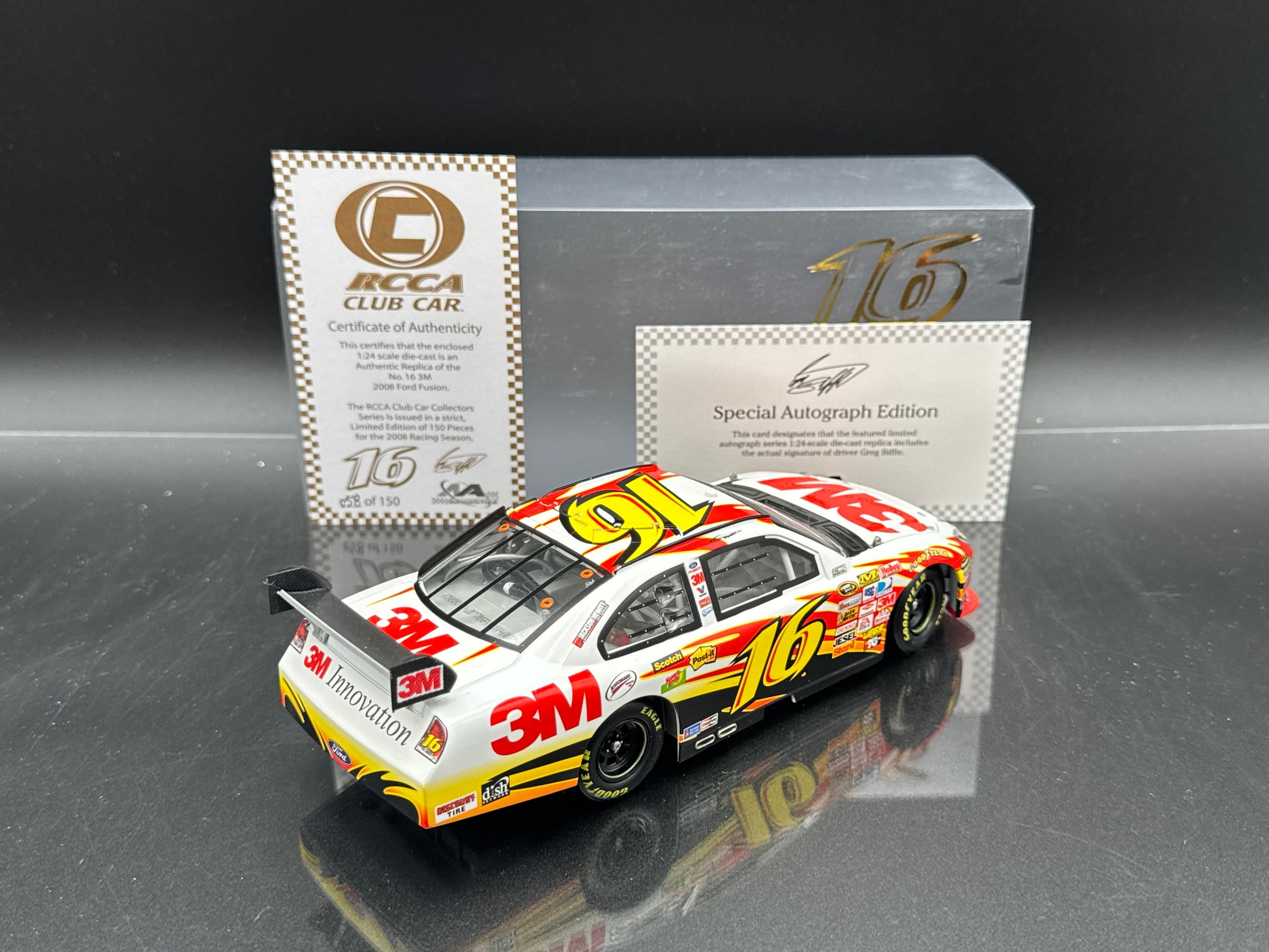 Greg Biffle #16 3M 2008 Fusion RCCA Club