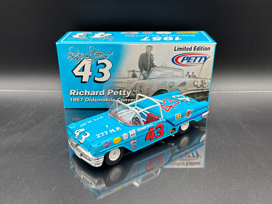 Richard Petty #43 1957 Oldsmobile Convertible Dual Autographed