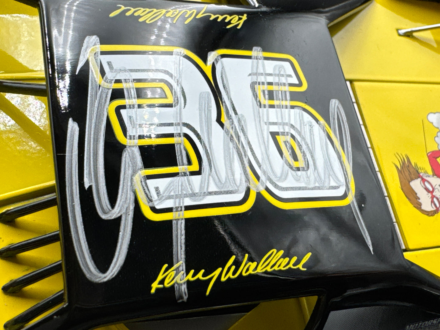 Kenny Wallace #36 JEGS Late Model Autographed