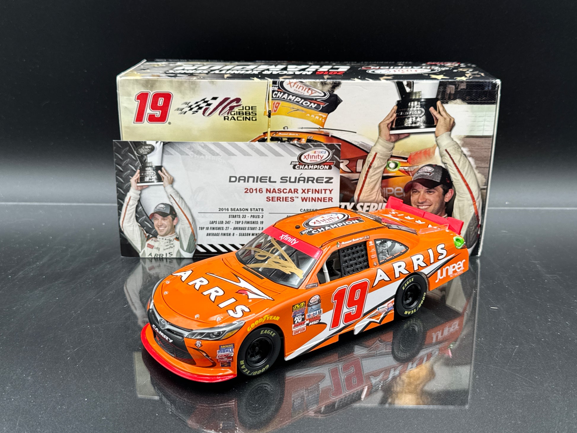 Daniel Suárez #19 ARRIS Xfinity Championship 2016 Camry