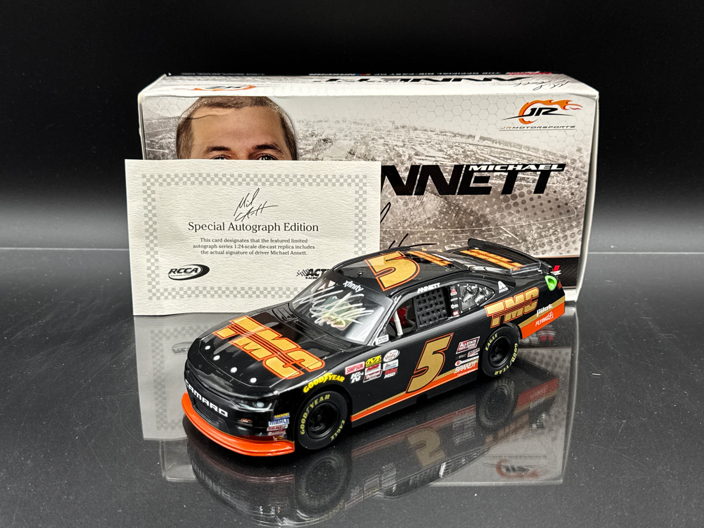 Michael Annett #5 TMC Transportation Autographed 2017 Camaro