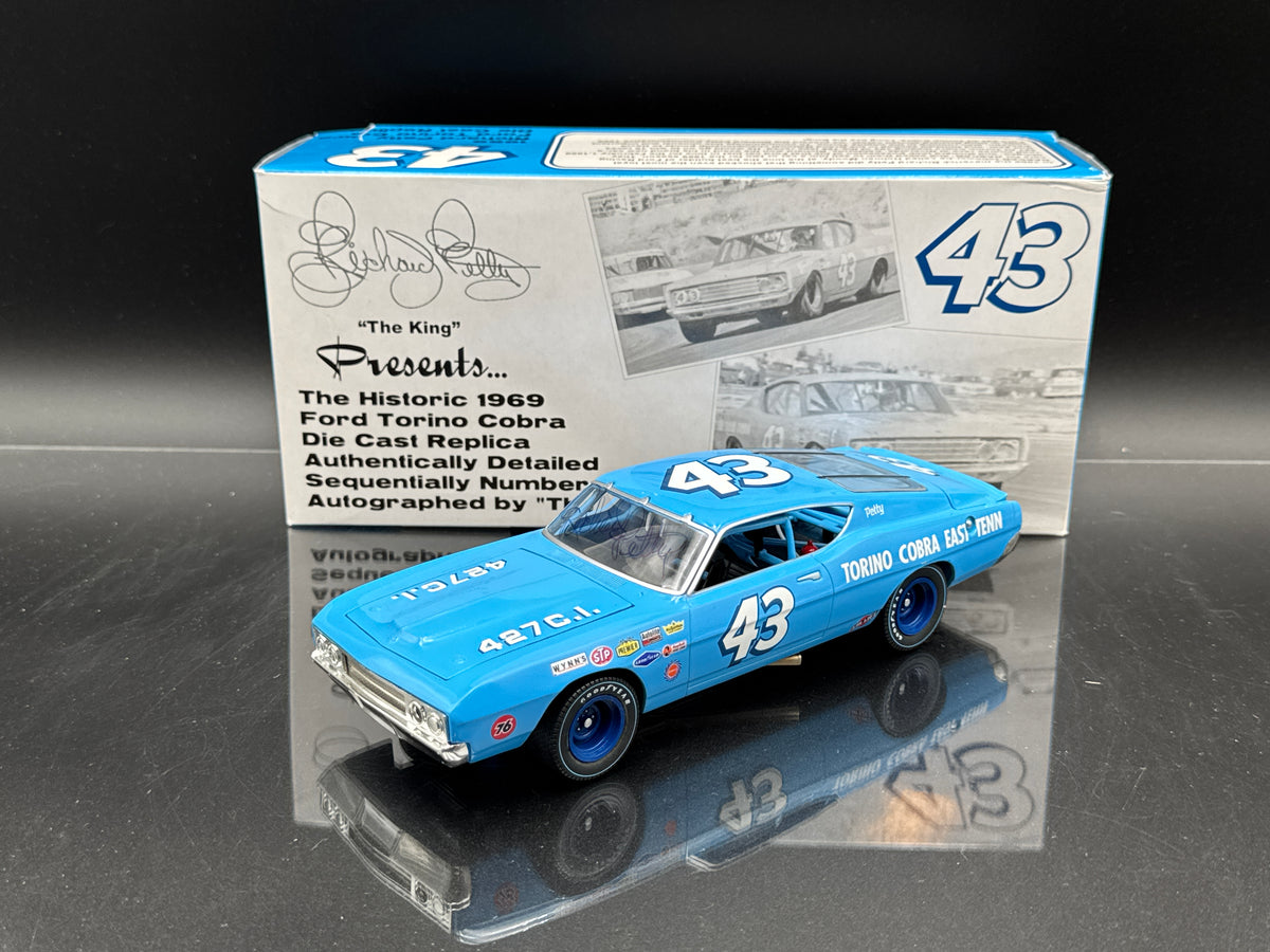 Richard Petty #43 1969 Ford 427 Torino Autographed