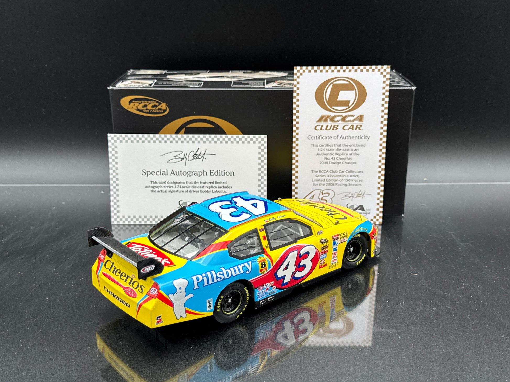 Bobby Labonte #43 Cheerios 2008 Charger RCCA Club