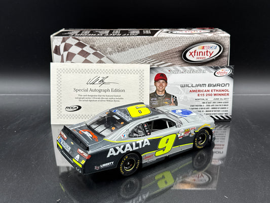 William Byron #9 Axalta lowa Win Autographed 2017 Camaro