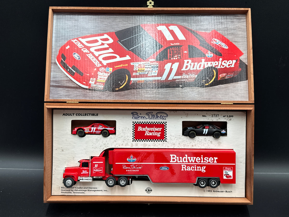 Bill Elliott #11 3 Piece Set W/ Wood Case